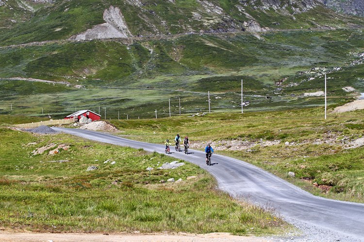 Biking the Jotunheimen Way is one of the many activities you can enjoy during your stay at Beitostølen Resort in Valdres.